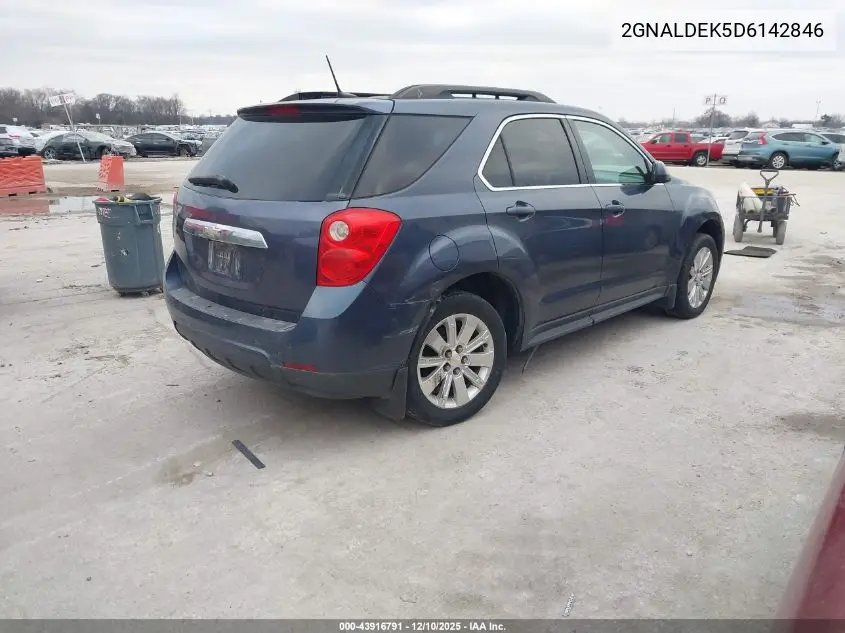 2GNALDEK5D6142846 2013 Chevrolet Equinox 1Lt
