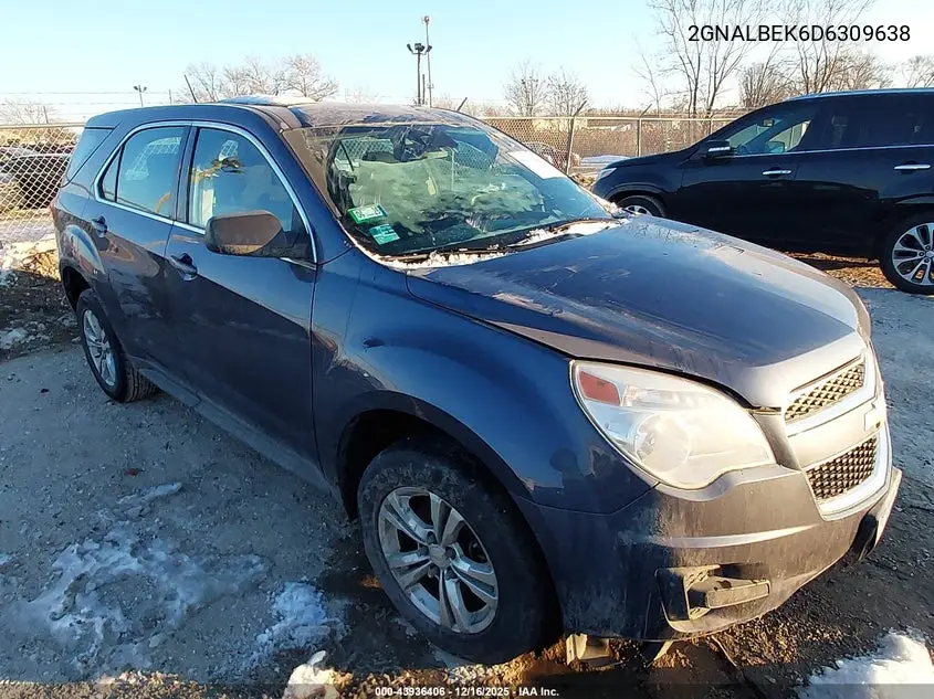 2GNALBEK6D6309638 2013 Chevrolet Equinox Ls