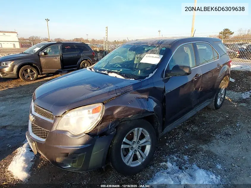 2GNALBEK6D6309638 2013 Chevrolet Equinox Ls