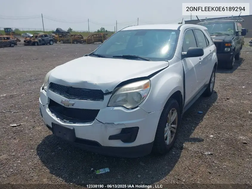 2GNFLEEK0E6189294 2014 Chevrolet Equinox Ls