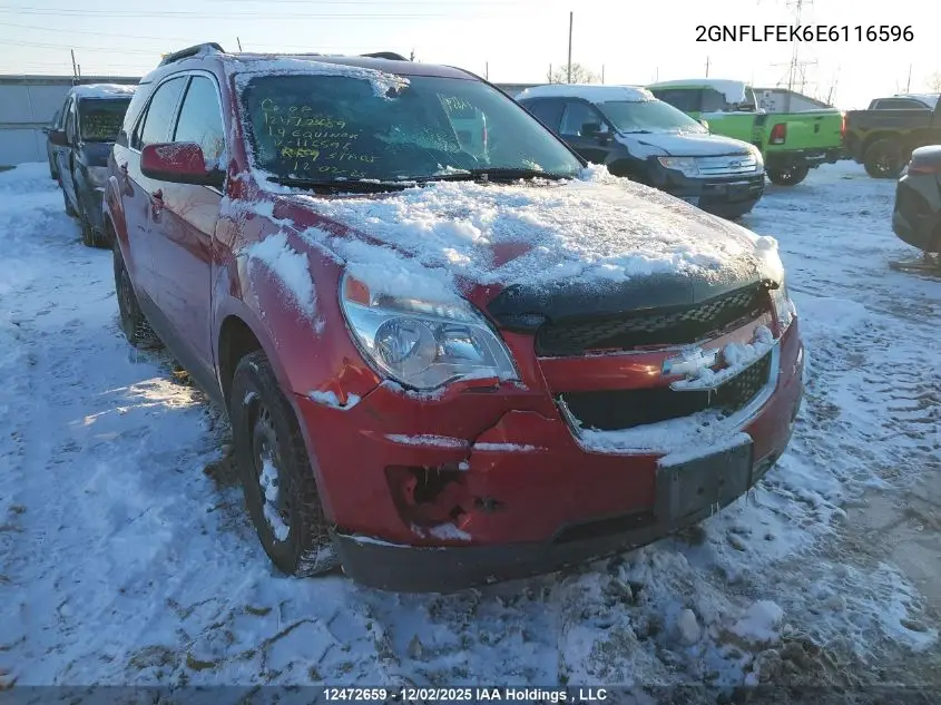 2GNFLFEK6E6116596 2014 Chevrolet Equinox Lt