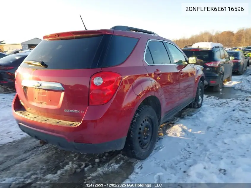 2GNFLFEK6E6116596 2014 Chevrolet Equinox Lt