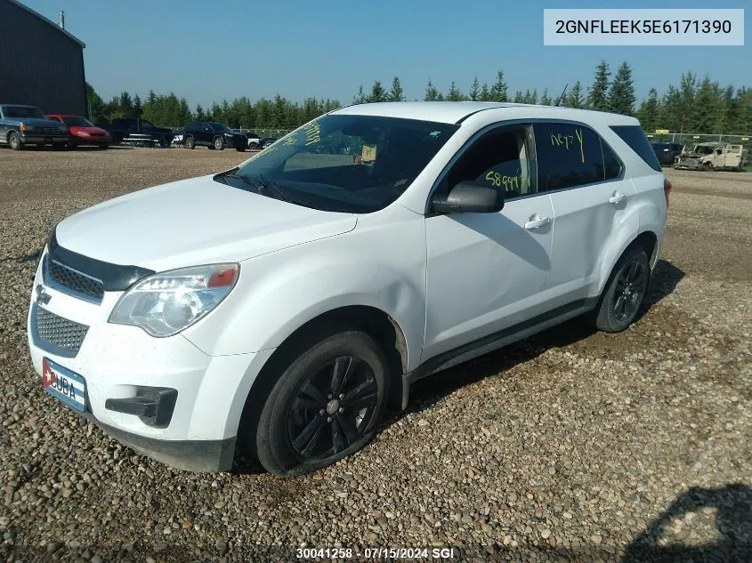 2GNFLEEK5E6171390 2014 Chevrolet Equinox Ls