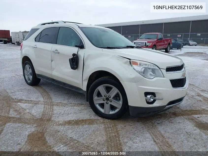 1GNFLHEK2EZ107569 2014 Chevrolet Equinox Ltz
