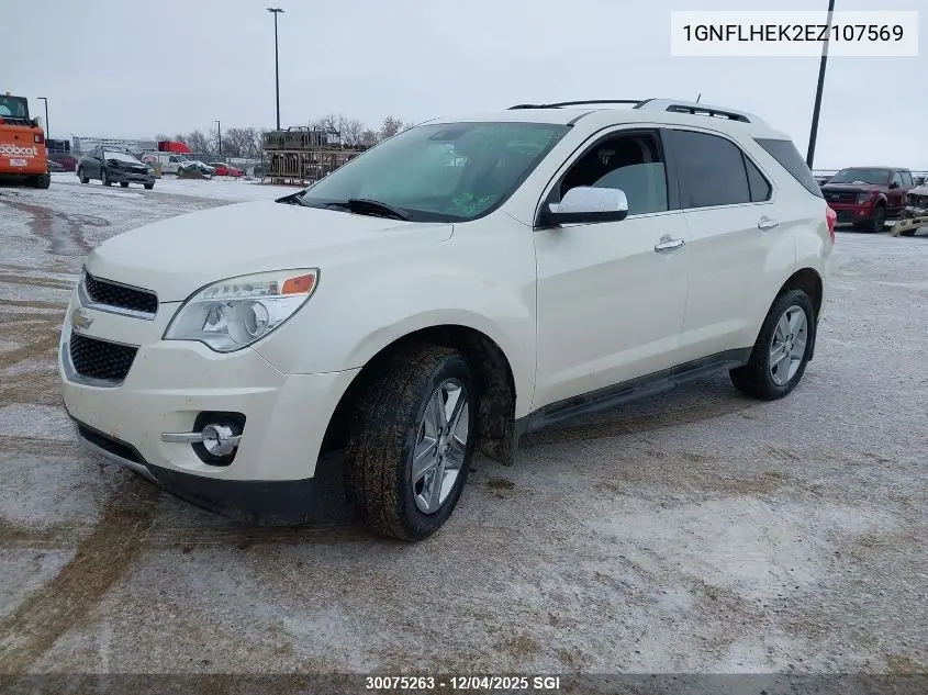 1GNFLHEK2EZ107569 2014 Chevrolet Equinox Ltz