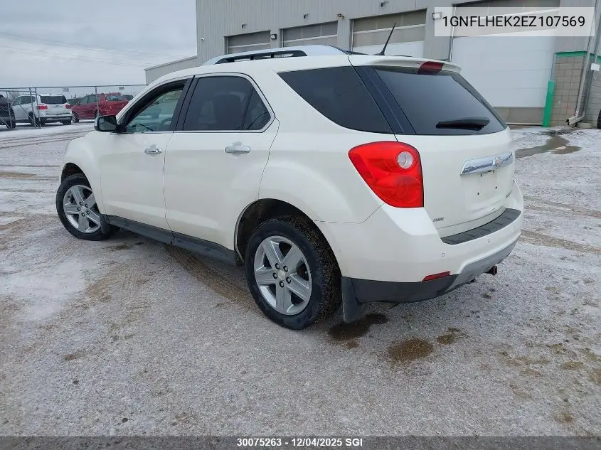 1GNFLHEK2EZ107569 2014 Chevrolet Equinox Ltz