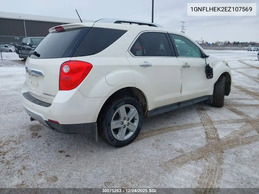 1GNFLHEK2EZ107569 2014 Chevrolet Equinox Ltz