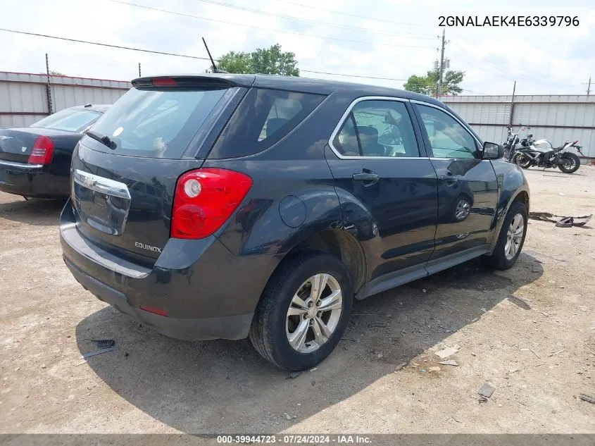 2GNALAEK4E6339796 2014 Chevrolet Equinox Ls