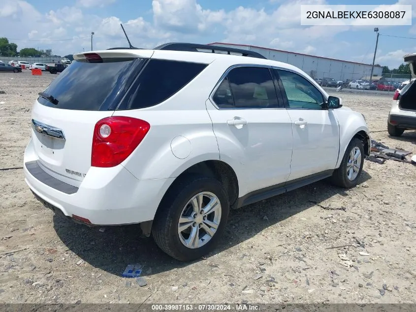 2014 Chevrolet Equinox 1Lt VIN: 2GNALBEKXE6308087 Lot: 39987153