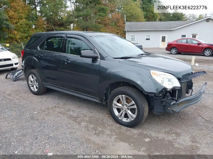 2014 Chevrolet Equinox Ls VIN: 2GNFLEEK3E6223776 Lot: 40413088