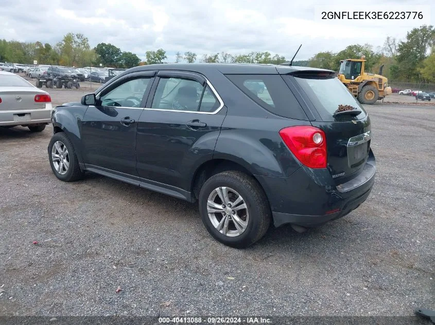 2014 Chevrolet Equinox Ls VIN: 2GNFLEEK3E6223776 Lot: 40413088