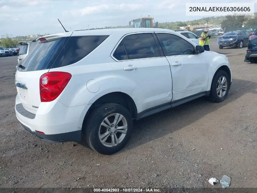 2GNALAEK6E6306606 2014 Chevrolet Equinox Ls