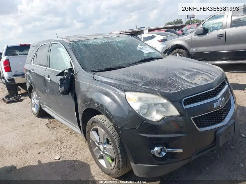2GNFLFEK3E6381993 2014 Chevrolet Equinox 1Lt