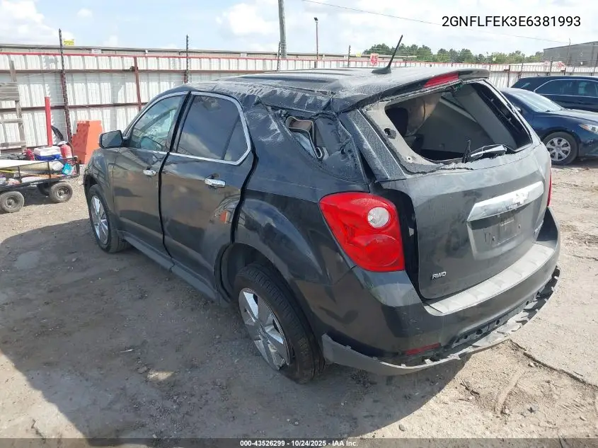 2GNFLFEK3E6381993 2014 Chevrolet Equinox 1Lt