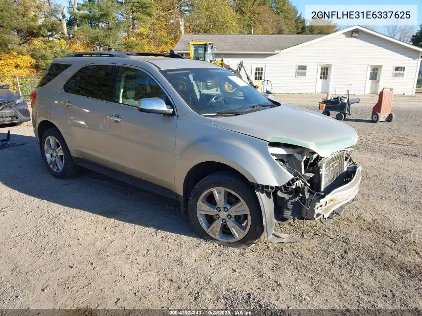 2GNFLHE31E6337625 2014 Chevrolet Equinox Ltz