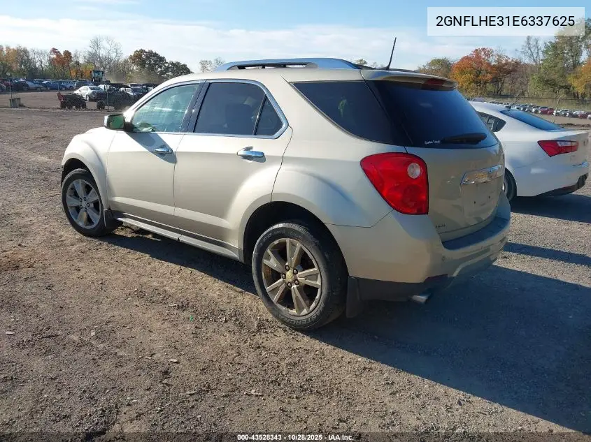 2GNFLHE31E6337625 2014 Chevrolet Equinox Ltz