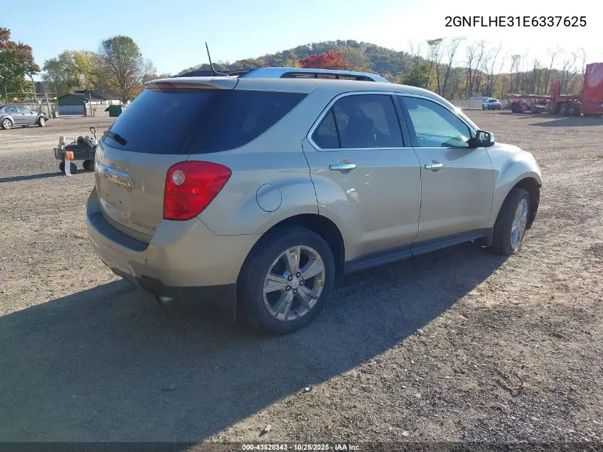 2GNFLHE31E6337625 2014 Chevrolet Equinox Ltz