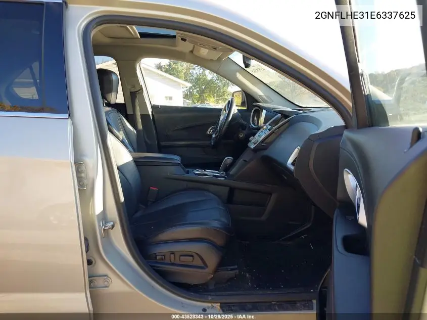 2GNFLHE31E6337625 2014 Chevrolet Equinox Ltz