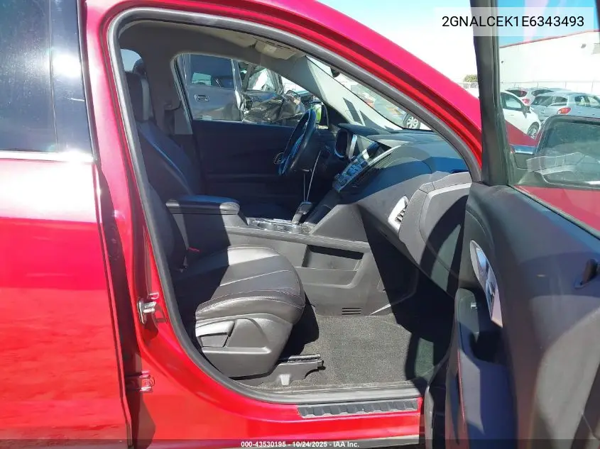 2GNALCEK1E6343493 2014 Chevrolet Equinox 2Lt