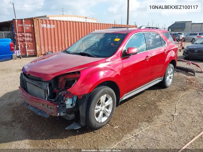 1GNALBEKXEZ100117 2014 Chevrolet Equinox 1Lt