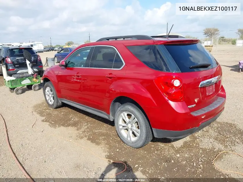 1GNALBEKXEZ100117 2014 Chevrolet Equinox 1Lt