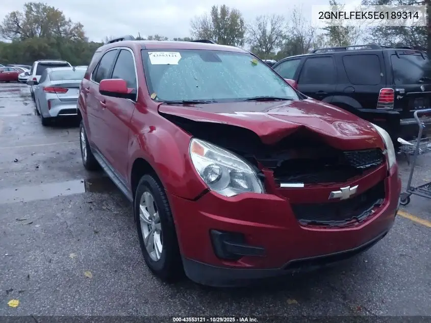 2GNFLFEK5E6189314 2014 Chevrolet Equinox 1Lt