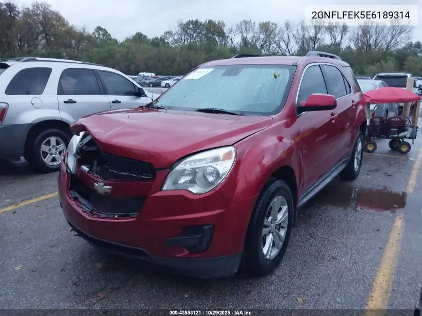 2GNFLFEK5E6189314 2014 Chevrolet Equinox 1Lt