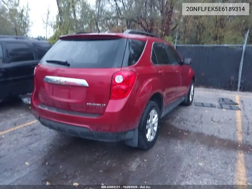 2GNFLFEK5E6189314 2014 Chevrolet Equinox 1Lt