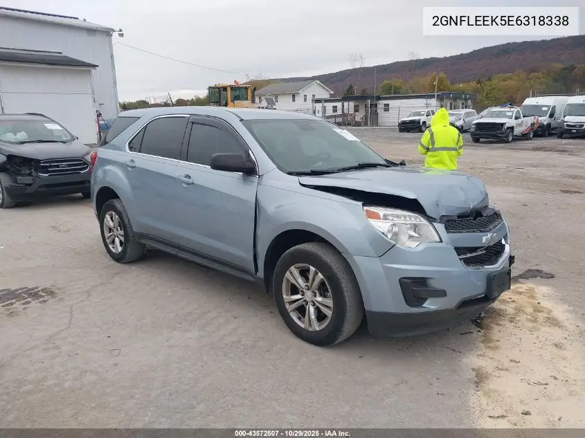 2GNFLEEK5E6318338 2014 Chevrolet Equinox Ls