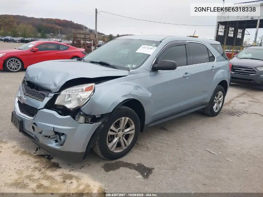 2GNFLEEK5E6318338 2014 Chevrolet Equinox Ls
