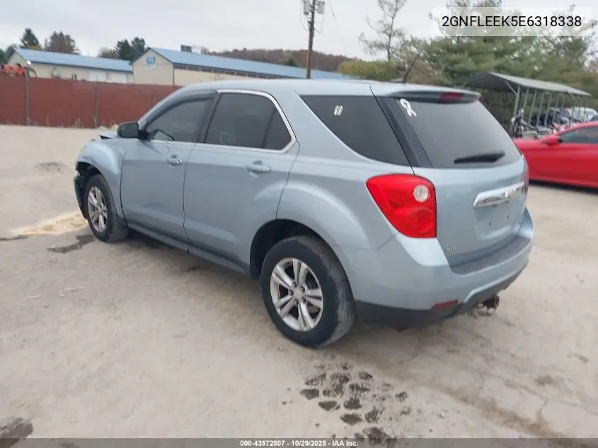 2GNFLEEK5E6318338 2014 Chevrolet Equinox Ls