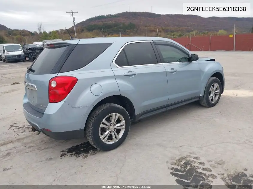 2GNFLEEK5E6318338 2014 Chevrolet Equinox Ls