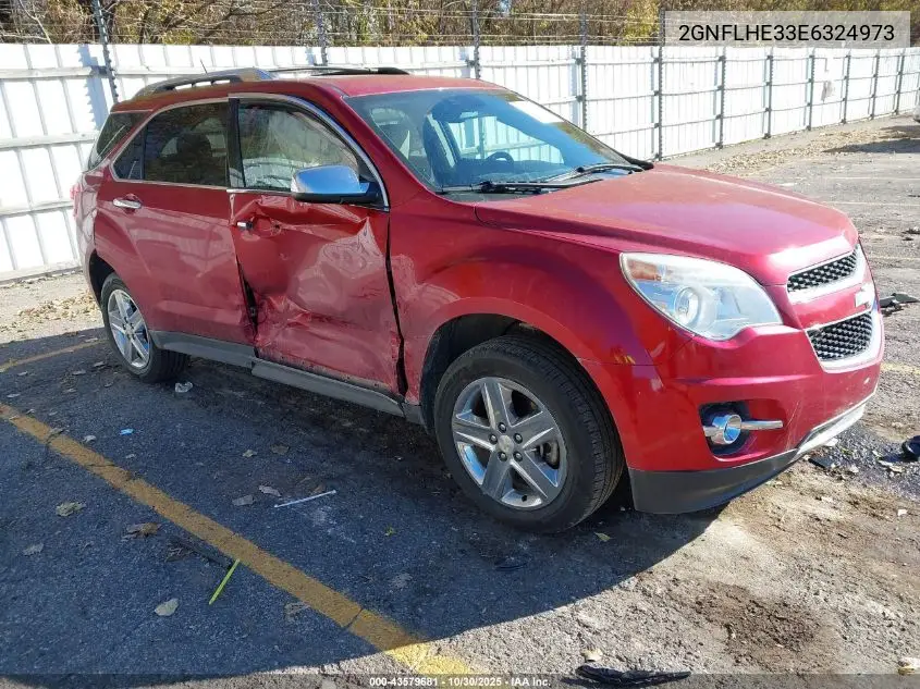 2GNFLHE33E6324973 2014 Chevrolet Equinox Ltz