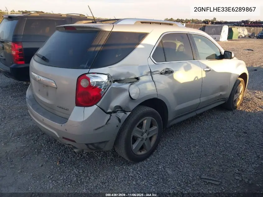 2GNFLHE33E6289867 2014 Chevrolet Equinox Ltz