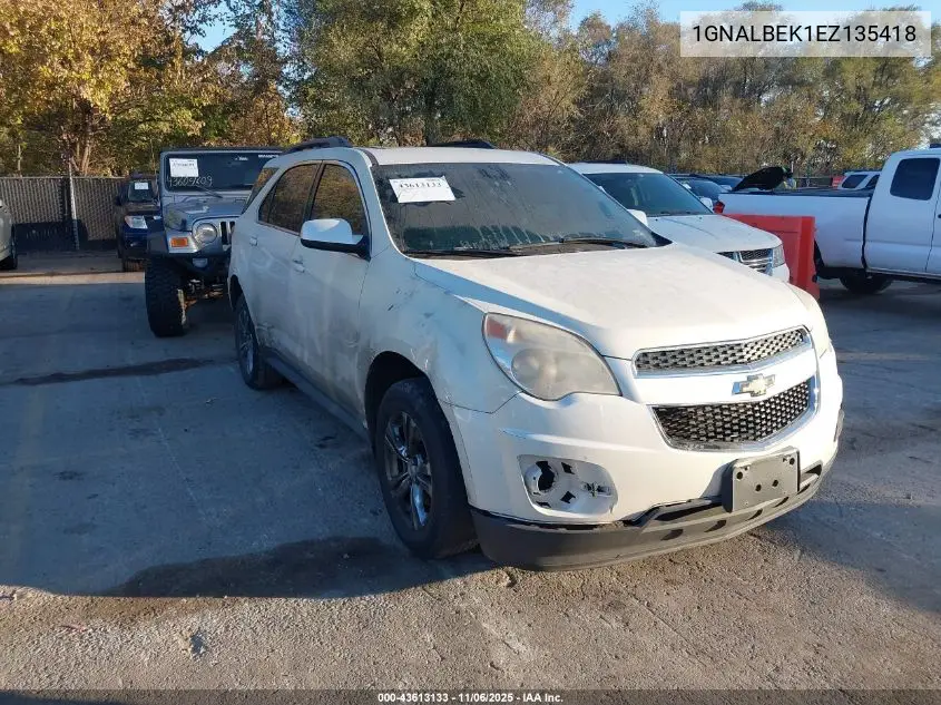 1GNALBEK1EZ135418 2014 Chevrolet Equinox 1Lt