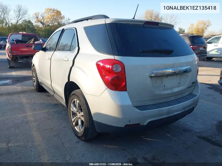 1GNALBEK1EZ135418 2014 Chevrolet Equinox 1Lt
