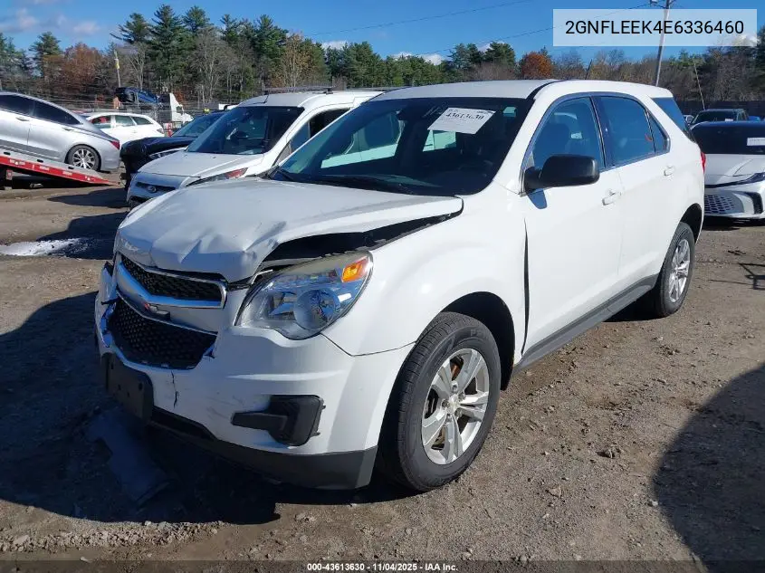 2GNFLEEK4E6336460 2014 Chevrolet Equinox Ls