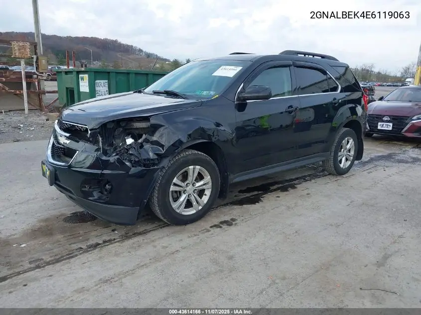 2GNALBEK4E6119063 2014 Chevrolet Equinox 1Lt