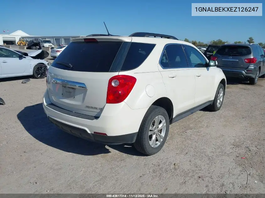 1GNALBEKXEZ126247 2014 Chevrolet Equinox 1Lt