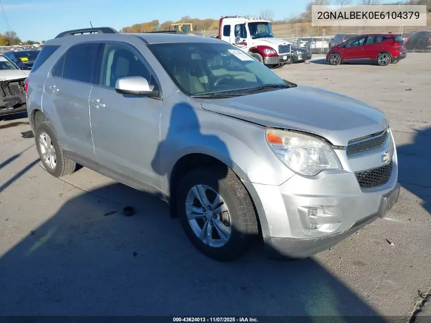 2GNALBEK0E6104379 2014 Chevrolet Equinox 1Lt