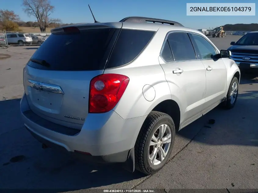2GNALBEK0E6104379 2014 Chevrolet Equinox 1Lt