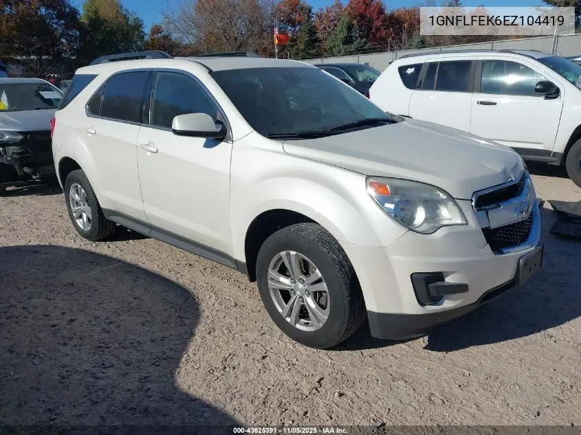 1GNFLFEK6EZ104419 2014 Chevrolet Equinox 1Lt