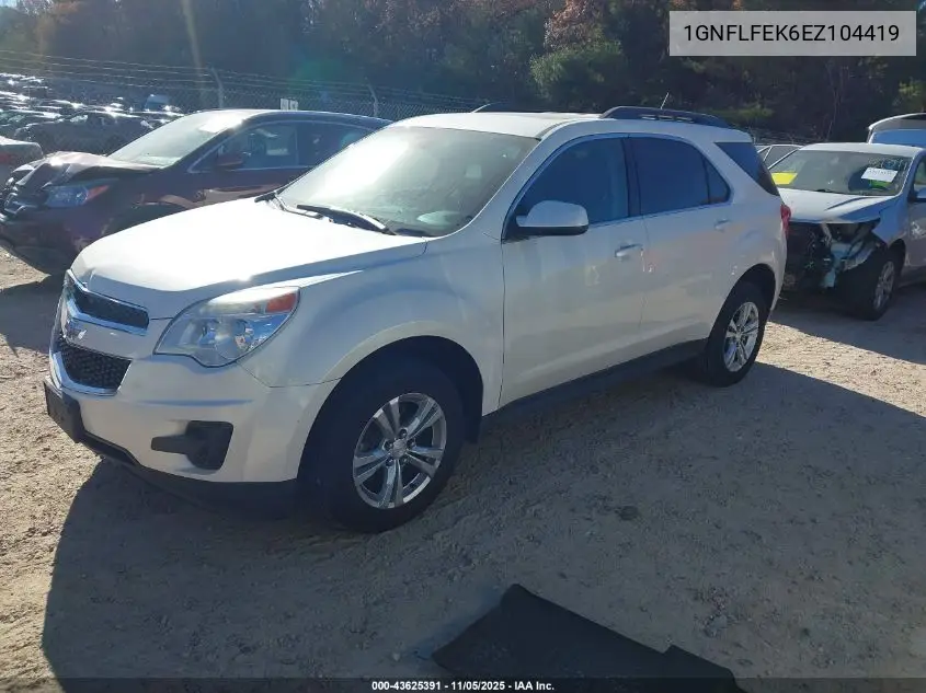 1GNFLFEK6EZ104419 2014 Chevrolet Equinox 1Lt