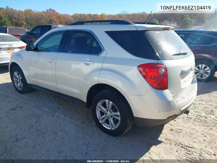 1GNFLFEK6EZ104419 2014 Chevrolet Equinox 1Lt