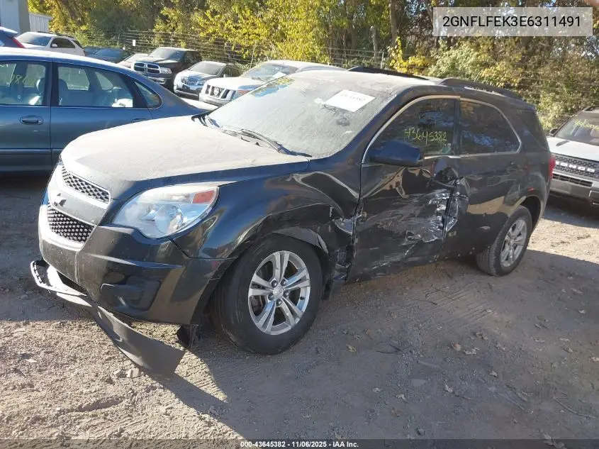2GNFLFEK3E6311491 2014 Chevrolet Equinox 1Lt