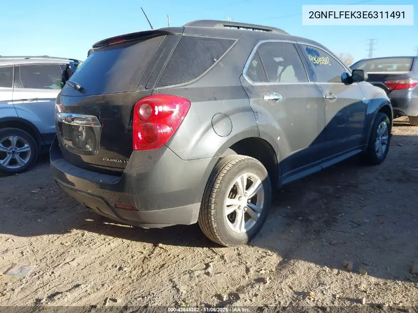 2GNFLFEK3E6311491 2014 Chevrolet Equinox 1Lt