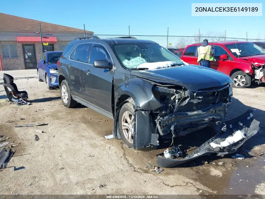 2GNALCEK3E6149189 2014 Chevrolet Equinox 2Lt