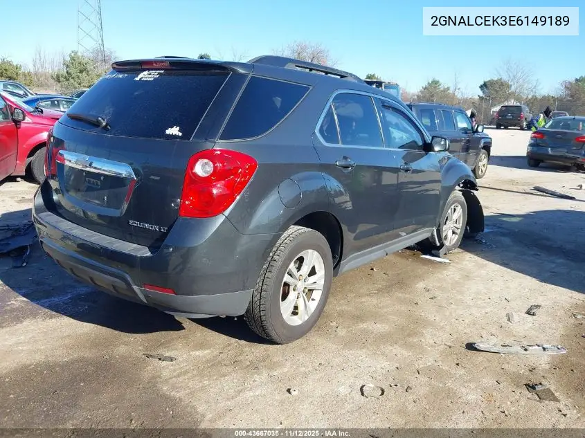 2GNALCEK3E6149189 2014 Chevrolet Equinox 2Lt