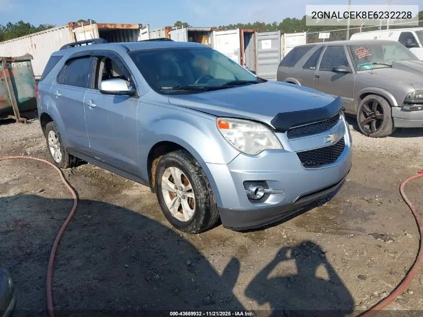 2GNALCEK8E6232228 2014 Chevrolet Equinox 2Lt