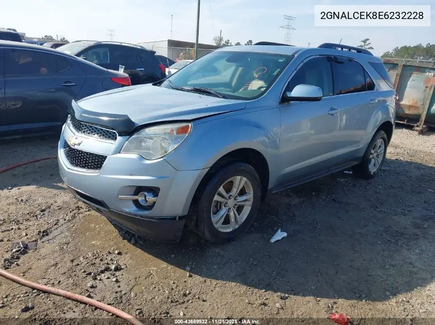 2GNALCEK8E6232228 2014 Chevrolet Equinox 2Lt